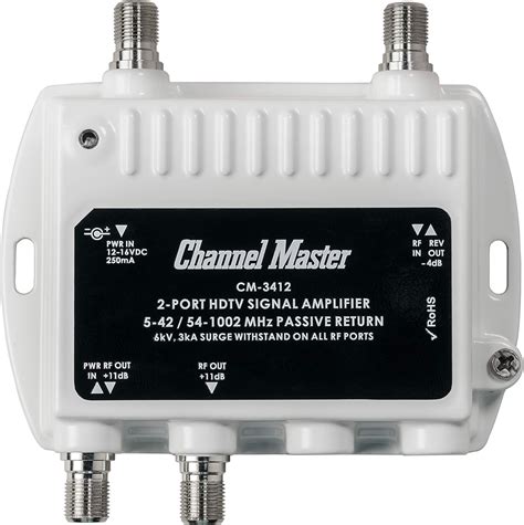 channel master tv antenna amplifier